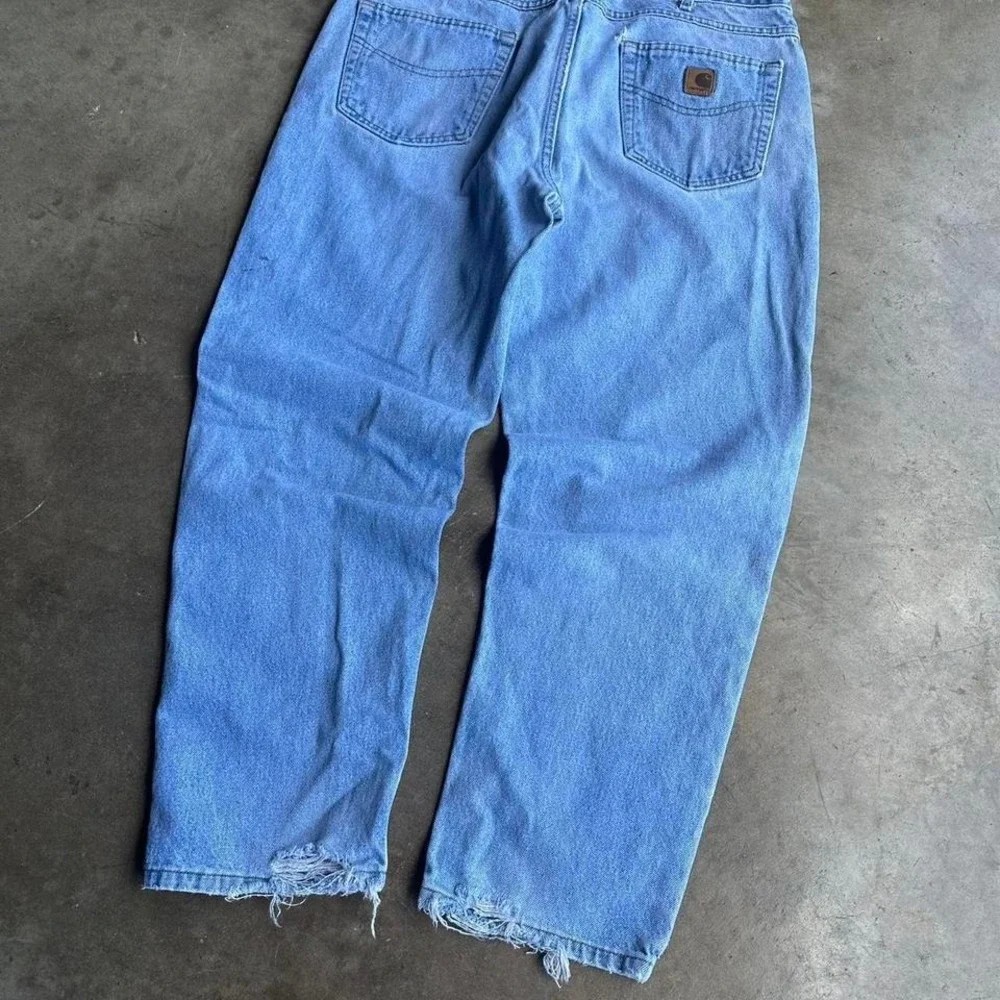 Vintage Carhartt light blue denim jeans